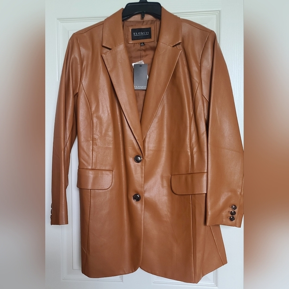 Eloquii Jackets & Blazers - Eloquii Tan Blazer